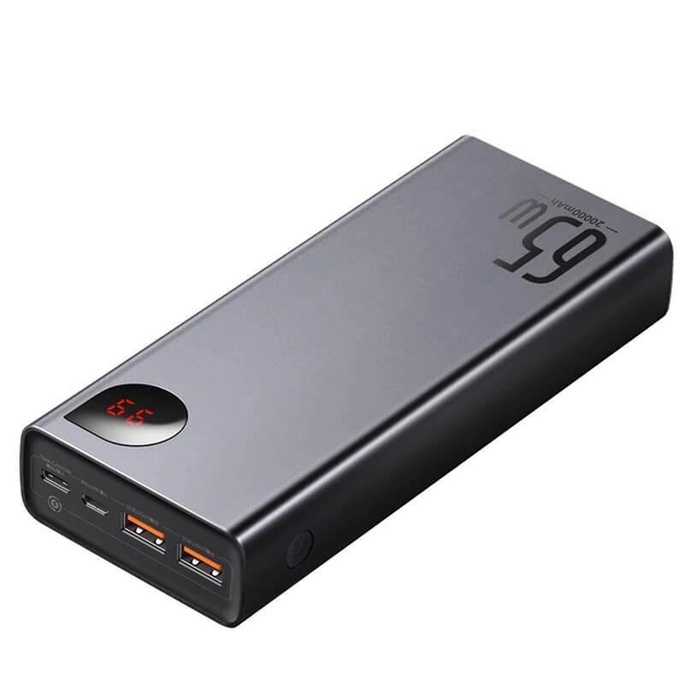 Baseus Adaman 20000 mAh 65 W 3A Metal Digital Display зарядний пристрій