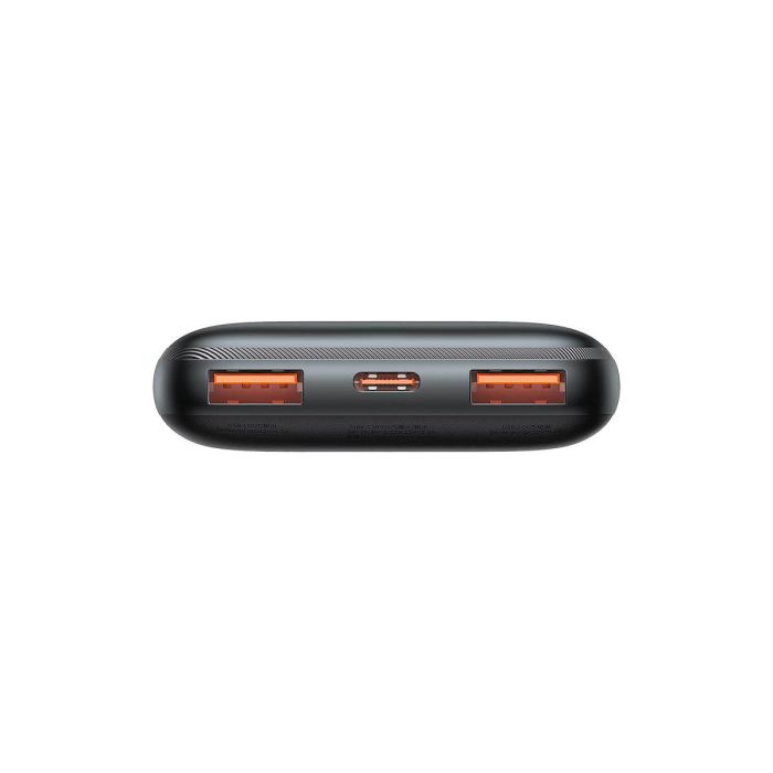 Baseus 10000 mAhBipow Pro Digital Display (2USB/Type-C, QC/PD, 20W). Black