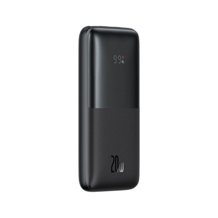 Baseus 10000 mAhBipow Pro Digital Display (2USB/Type-C, QC/PD, 20W). Black