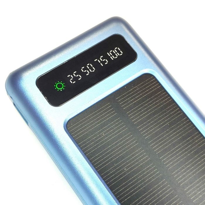 Hoco із сонячною панеллю 10000 Mah (475043-Prob) Синій