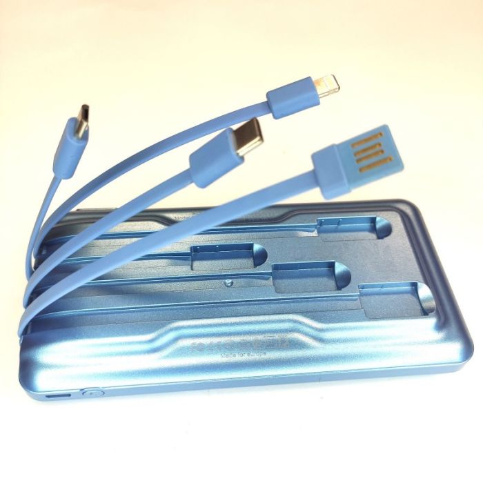 Hoco із сонячною панеллю 10000 Mah (475043-Prob) Синій