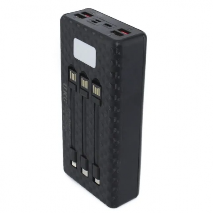Hoco із сонячною панеллю 20000 Mah (475042-Prob) Чорний