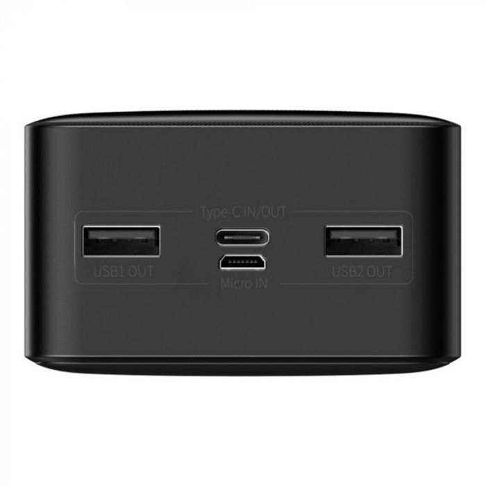 Baseus Bipow Digital Display Overseas 15W 30000 mAh Black (PPBD050201)