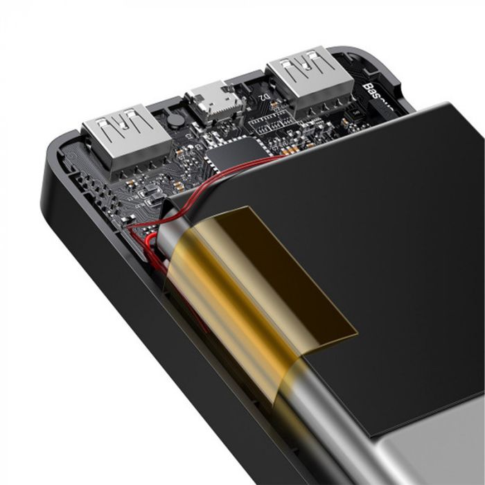 Baseus Bipow Digital Display Overseas 15W 30000 mAh Black (PPBD050201)