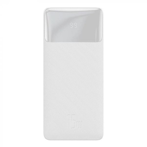 Baseus Bipow Digital Display Overseas 15W 20000mAh White (PPBD050102)