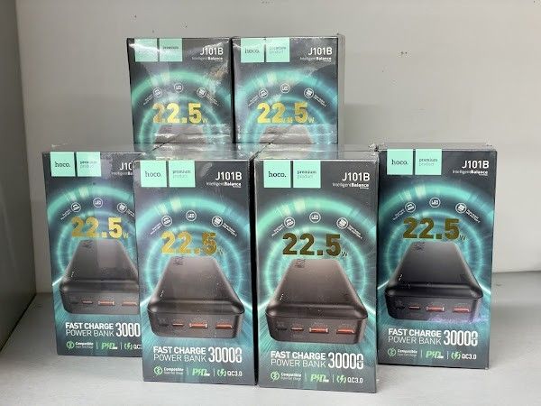Hoco J101B 30000 mAh PD20W+QC3.0 22.5W чорний