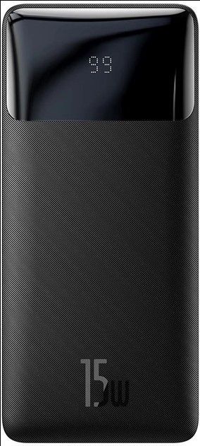 Power Bank Baseus 20000mAh 15W Display (PPDML-J01) Black повер банк