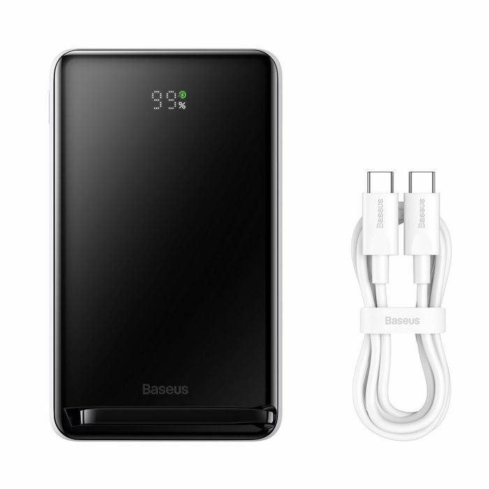 Baseus Magnetic Bracket Wireless Fast Charge 10000 mAh 20W 3A QC3.0+PD3.0 Білий
