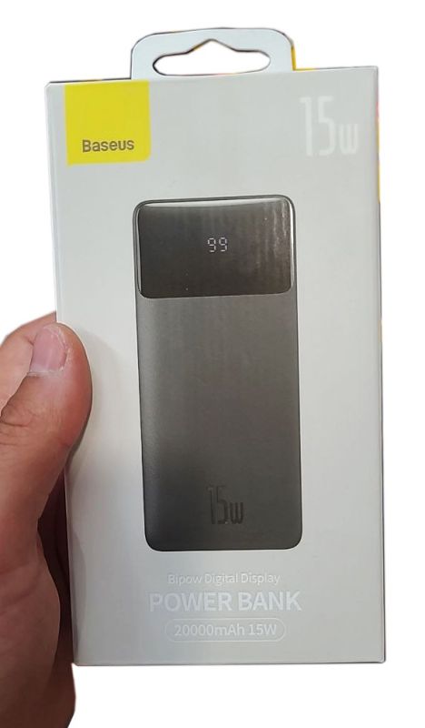 Baseus Bipow PPBD050101 для телефону 20000 mAh 15W Чорний