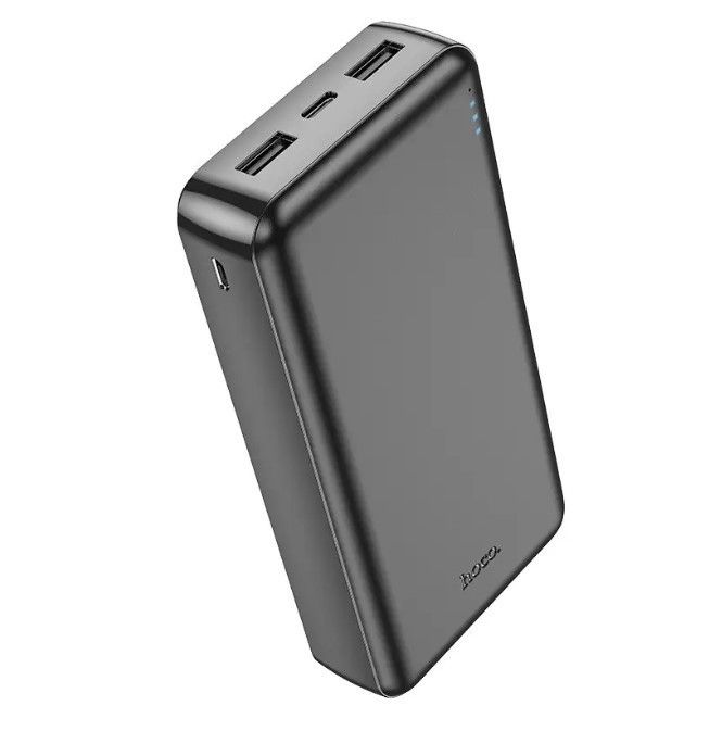 Hoco J100A 20000 mAh 2USB/Type-C/MicroUSB чорний