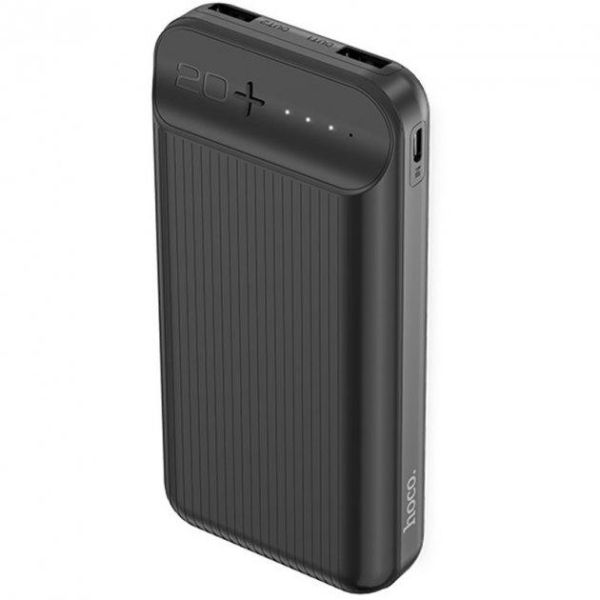 Hoco New Joy J52A 20000 mAh |2USB, 2A| чорный