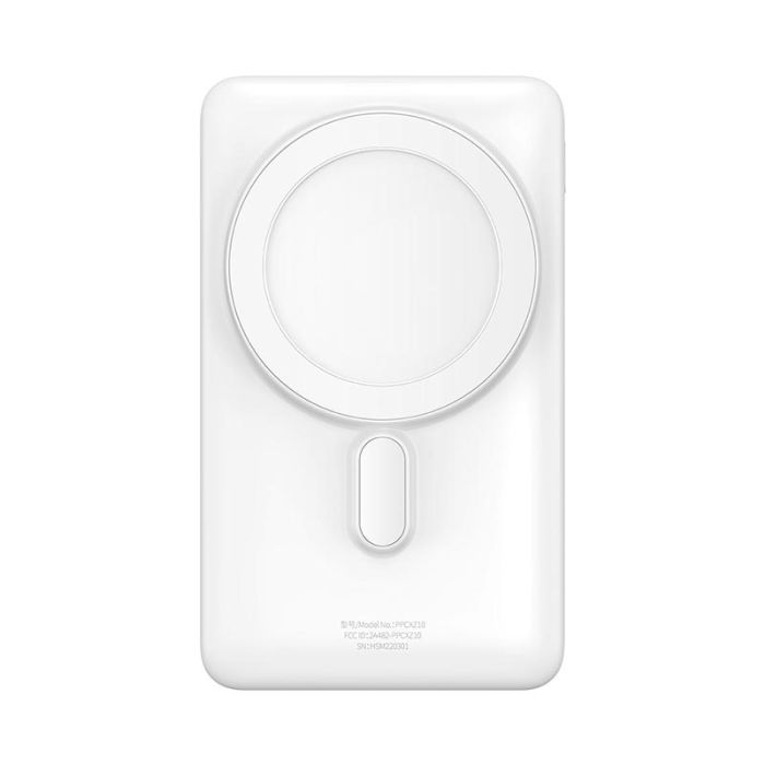 Baseus Magnetic Bracket Wireless Fast Charge 10000 mAh |Type-C, 20W/3A, PD/QC| (PPCX000004) біла