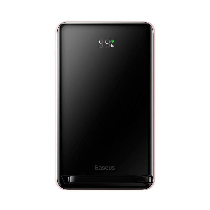 Baseus Magnetic Bracket Wireless Fast Charge 10000 mAh |Type-C, 20W/3A, PD/QC| (PPCX000004) біла