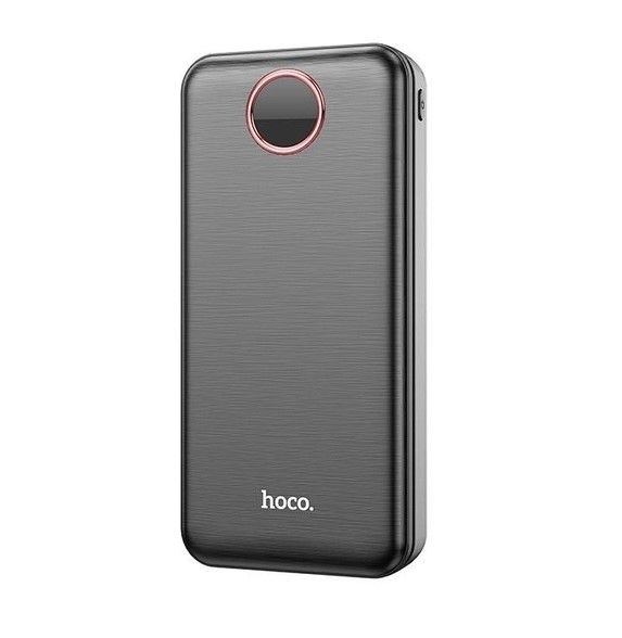 HOCO Painted power bank with digital display DB35 20000mAh |2USB/Type-C, 2.1A| чорна