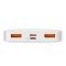 Baseus Bipow Digital Display 10000 mAh |2USB/1Type-C, PD/QC, 20W, 3A| (PPDML-L02) біла