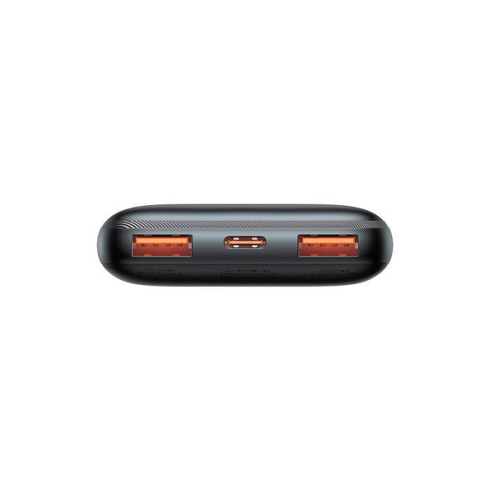 Baseus Bipow Pro Digital Display Fast Charge 10000 mAh |2USB/Type-C, QC/PD, 20W/3A| (PPBD040201) чорна