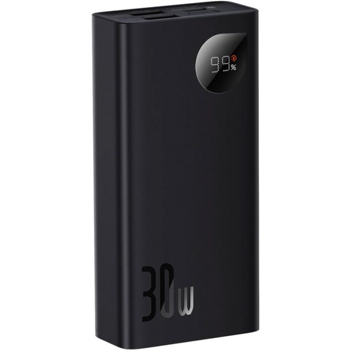 Baseus Adaman 2 Metal Digital Display 10000 mAh 30W Black (PPAD040101) [90105]