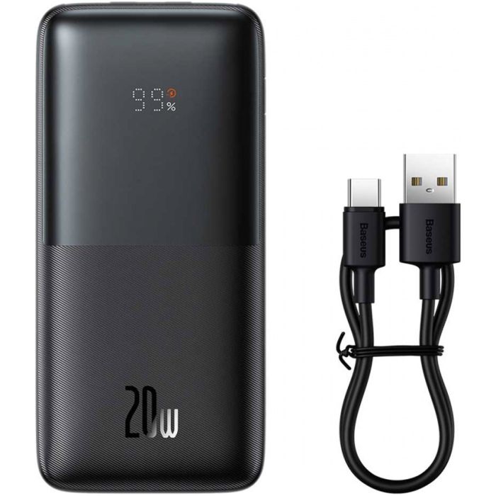 Baseus Bipow Pro Digital Display 10000 mAh PD 20W Black (PPBD040101) [90101]