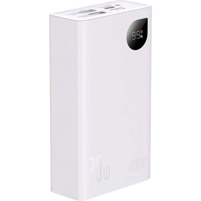 Baseus Adaman 2 Metal Digital Display 20000 mAh 30W White (PPAD050002) [89597]