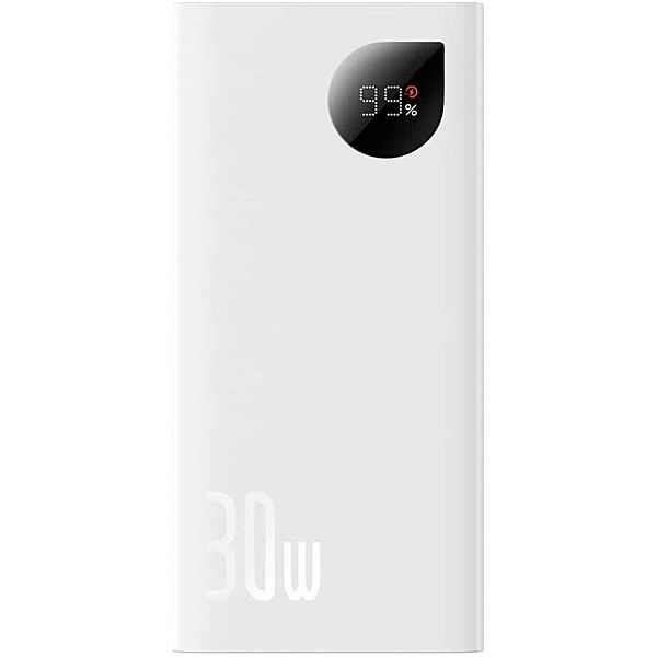 Baseus Adaman 2 Metal Digital Display 20000 mAh 30W White (PPAD050002) [89597]