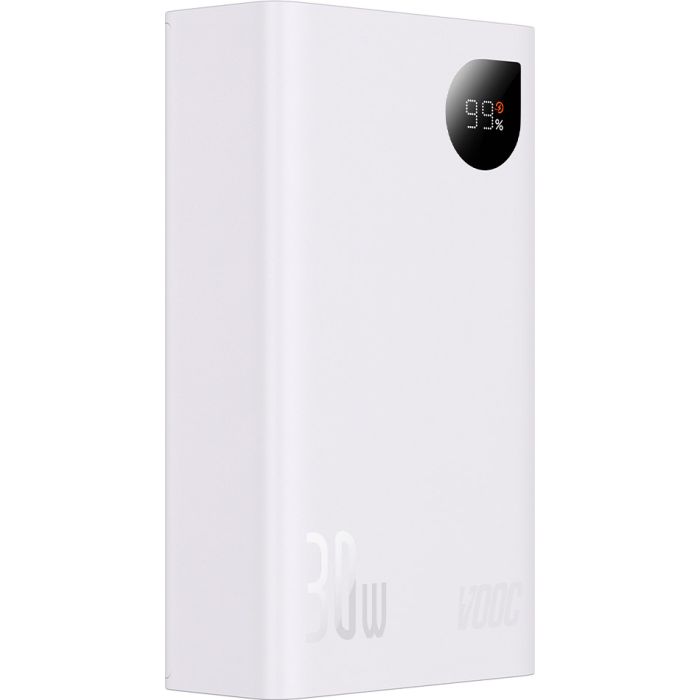 Baseus Adaman 2 Metal Digital Display 20000 mAh 30W White (PPAD050002) [89597]