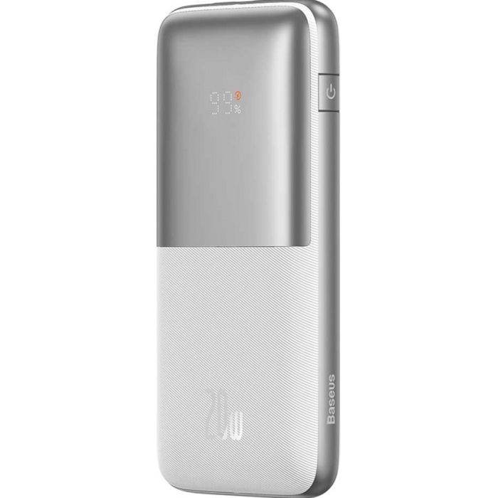 Baseus Bipow Pro Digital Display 10000 mAh PD 20W White (PPBD040102) [90102]