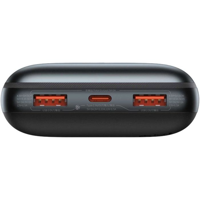 Baseus Bipow Pro Digital Display 20000 mAh PD 22.5W Black (PPBD030001) [90103]