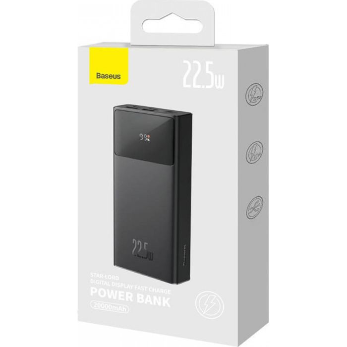 Baseus Star-Lord 20000 mAh PD 22.5W Black (PPXJ080001) [90104]