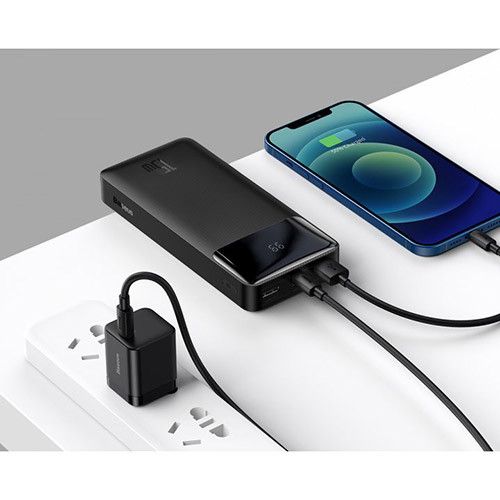 Baseus Bipow Digital Display 20000 mAh 15W (PPDML-J01) чорна