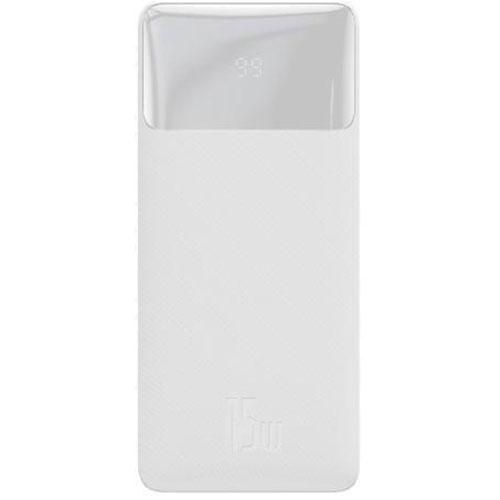 Baseus Bipow Digital Display 20000 mAh 15W (PPDML-J02/PPBD20) білий