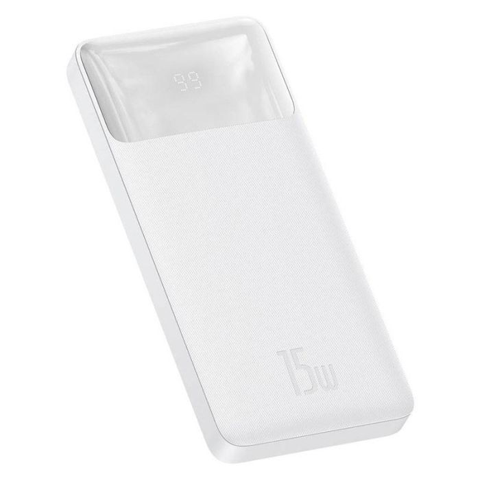 Baseus Bipow Overseas 10000 mAh 15W (PPBD050002/PPBD10) білий