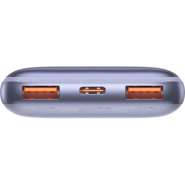 Baseus Bipow Pro PPBD030005 20000 mAh 22.5W фіолетовий