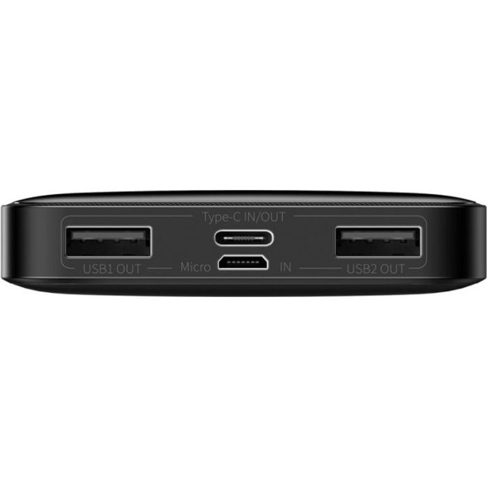 Baseus Bipow Digital Display 10000 mAh 15W (PPDML-I01) чорний