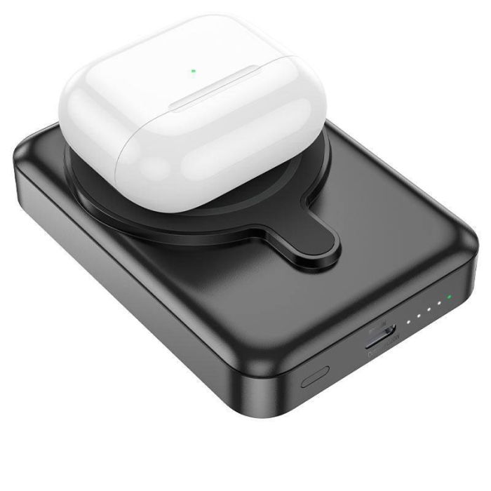 Hoco Q11 Expressar бездротова зарядка Apple Watch та Magsafe чорний
