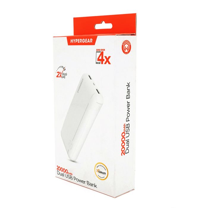 Hypergear 20000 mAh Fast Charge White