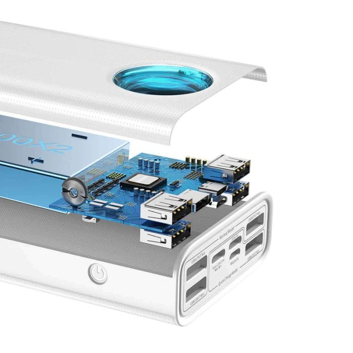 Baseus Amblight Digital Display Fast Charge Overseas Edition на 30000 mAh (PPLG000102) White