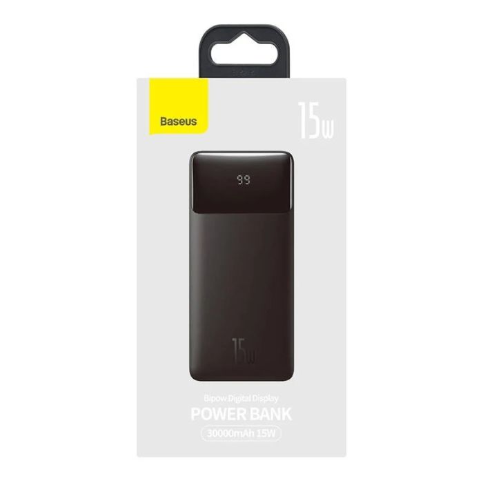 Baseus Bipow Digital Display Overseas Edition 15W на 30000 mAh (PPBD050201) Black