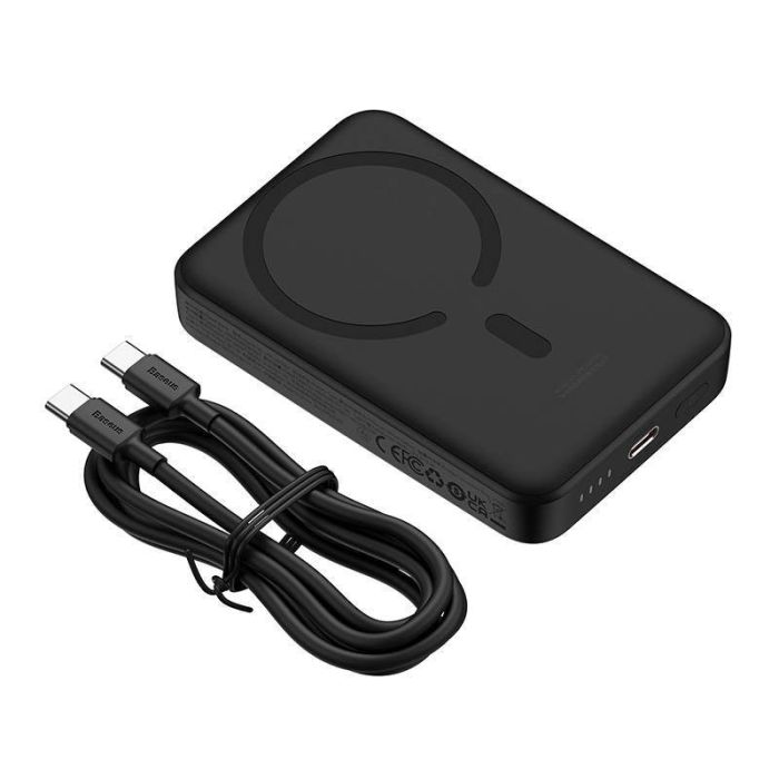 Baseus Magnetic Mini Wireless Fast Charge 30W на 10000 mAh (PPCX110201) Black