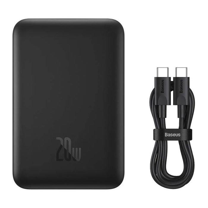 Baseus Magnetic Mini Wireless Fast Charge Overseas Edition 20W на 10000 mAh (PPCX070001) Black
