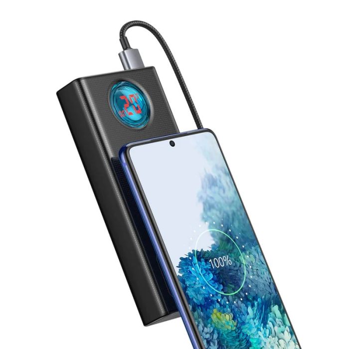 Baseus Amblight Digital Display Fast Charge Overseas Edition на 30000 mAh (PPLG000101) Black