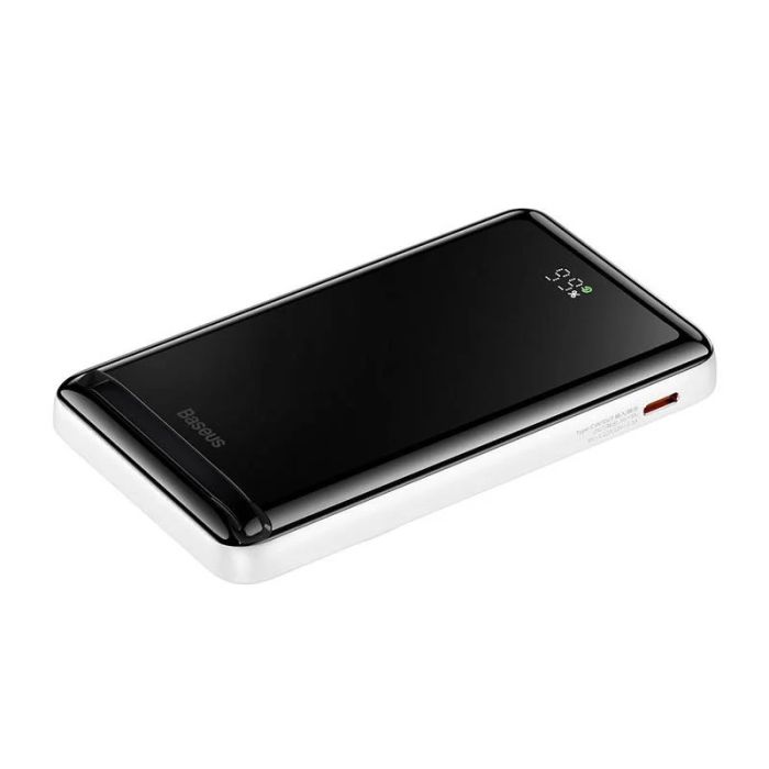 Baseus Magnetic Bracket Wireless Fast Charge Overseas Edition 20W на 10000 mAh (PPCX000202) White