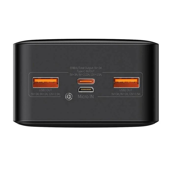 Baseus Bipow Digital Display Overseas Edition 20W на 30000 mAh (PPBD050401) Black