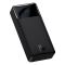 Baseus Bipow Digital Display Power 20000 mAh | 2USB/1Type-C, 3A/15W, QC| (PPDML-J02) black