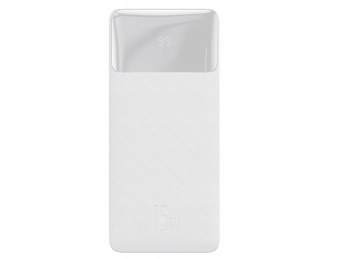 Baseus 20000 mAh 3XUSB USB-C PD 15W білий