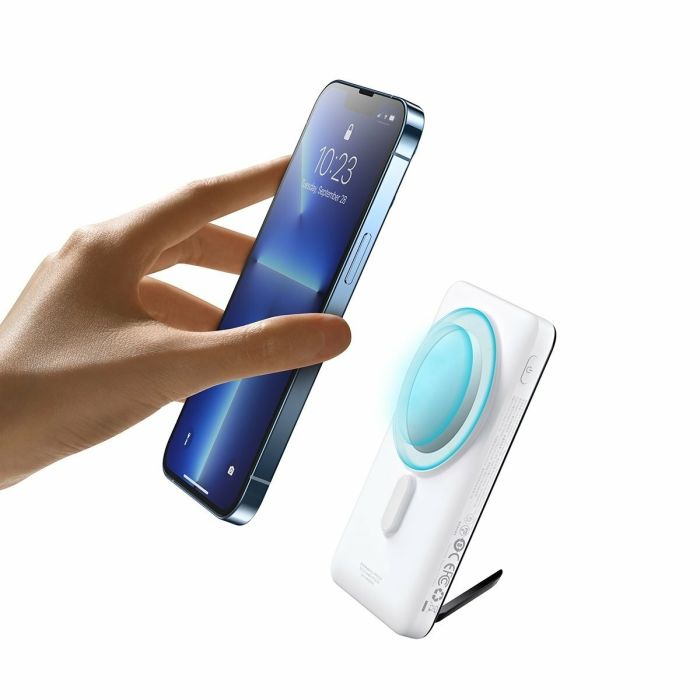 Baseus Magnetic Bracket Wireless Fast Charge 10000 mAh 20W 3A QC3.0+PD3.0 White (PPCX000202)