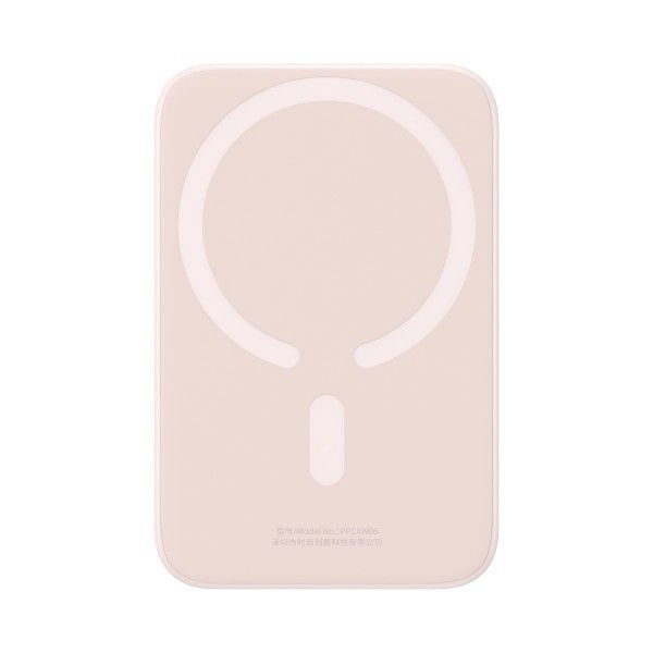 Baseus Magnetic 20W 6000 mAh для iPhone Рожевий