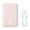 Baseus Magnetic 20W 6000 mAh для iPhone Рожевий