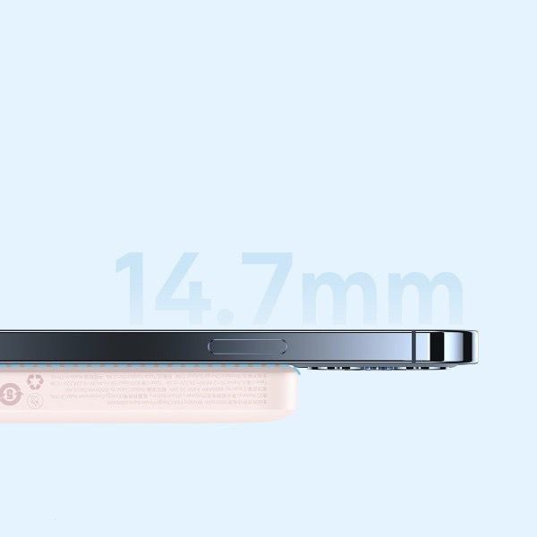 Baseus Magnetic 20W 6000 mAh для iPhone Рожевий