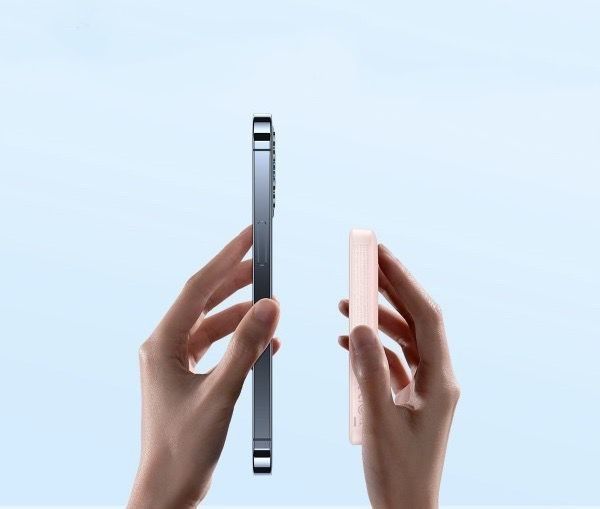 Baseus Magnetic 20W 6000 mAh для iPhone Рожевий