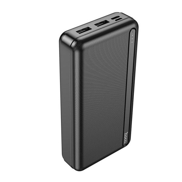 Повербанк на 20000mAh на 2 виходи HOCO Power bank (2USB/Type-C/Micro-USB, 2.1A). Black